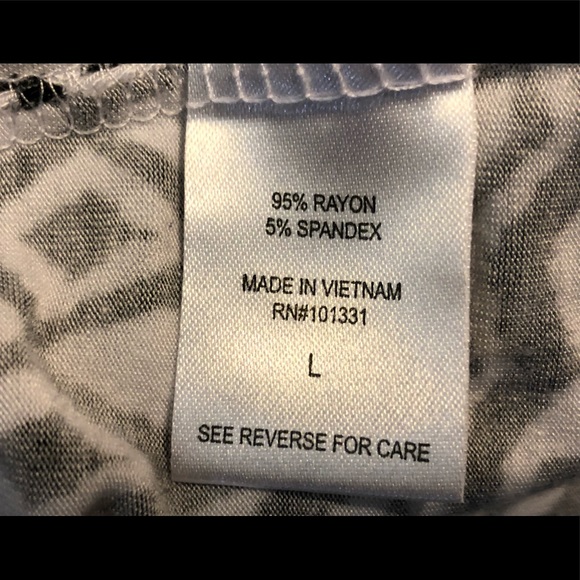 Charlotte Russe Maxi Boho Stretchy Skirt size L  Slits Side Aztec Pattern - Picture 9 of 9